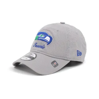 【NEW ERA】棒球帽 NFL 灰 藍 940帽型 西雅圖海鷹 可調式帽圍 刺繡 老帽 帽子(NE13957175)