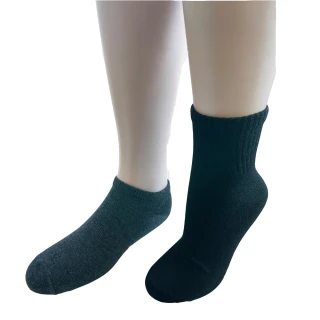 【Billgo】*現貨*6入組 臺灣製MIT消臭石墨烯1/2襪 船型襪-2色 防靜電吸濕排汗保健襪(加大襪、舒適、環保)