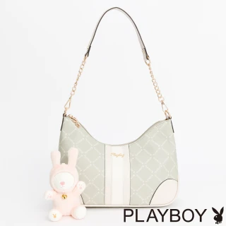 【PLAYBOY】Hobo包 Lucky Bunny系列(綠色)