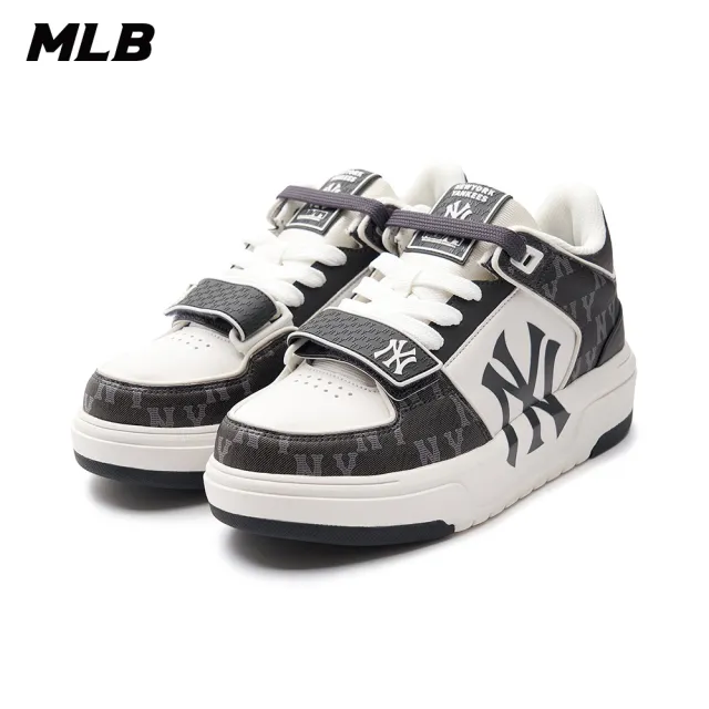 【MLB】牛仔丹寧 老爹鞋 學長鞋 Chunky Liner系列 紐約洋基隊(3ASXCDN3N-50BKS)