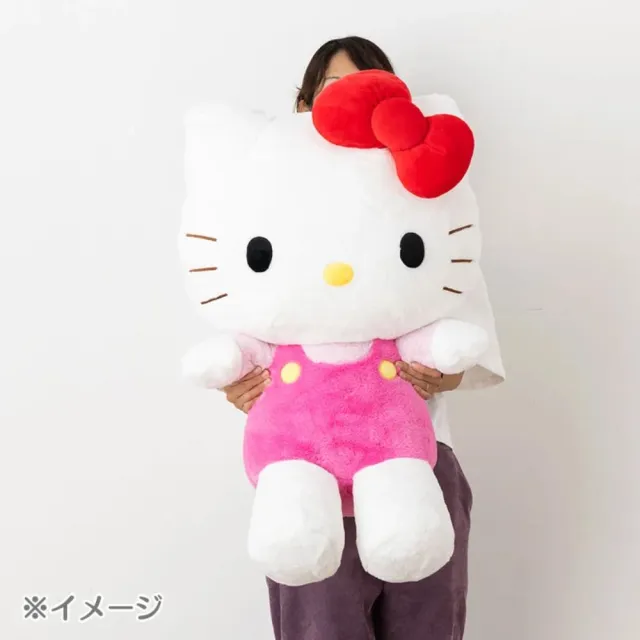【小禮堂】三麗鷗 大型絨毛玩偶娃娃 3L - 經典款 Kitty 美樂蒂 酷洛米(平輸品)