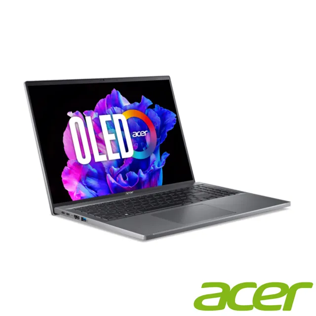 【Acer】Office 2021組★16吋i7 OLED輕薄EVO筆電(Swift Go SFG16-71-71EZ/i7-13700H/16G/512G PCIE SSD/Win