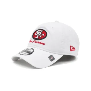 【NEW ERA】棒球帽 NFL 白 紅 940帽型 舊金山49人 可調式帽圍 刺繡 老帽 帽子(NE13957176)
