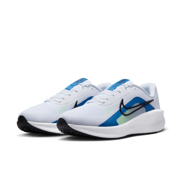 NIKE 耐吉NIKE 耐吉 慢跑鞋 男鞋 運動鞋 緩震 DOWNSHIFTER 13 WIDE 藍白 FJ1284-103(3R3509)