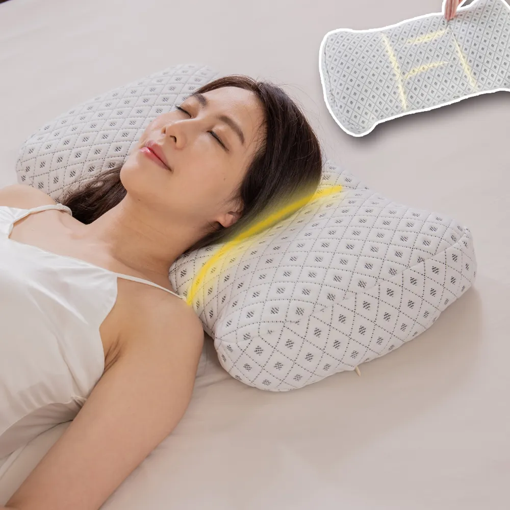 【日本旭川】區域調整型機能睡眠枕2入(可調式枕頭 五區調整 高度DIY 光電子親膚表布)