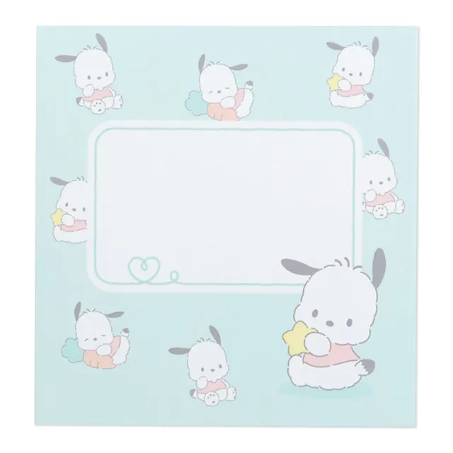 【SANRIO 三麗鷗】蓬鬆毛絨系列 迷你信封信紙組 帕恰狗