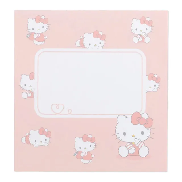 【SANRIO 三麗鷗】蓬鬆毛絨系列 迷你信封信紙組 Hello Kitty