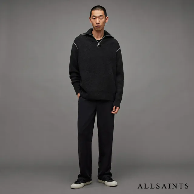 【ALLSAINTS】ASTEROID 拉鍊高領針織上衣 MK115Z(舒適版型)