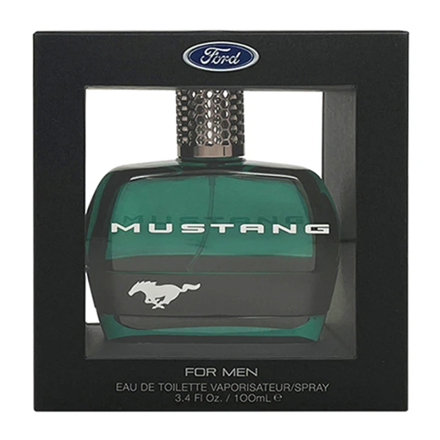 【FORD MUSTANG 福特野馬】美式傳奇綠鑽男性淡香水100ml(專櫃公司貨)