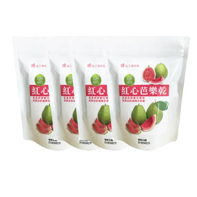 【梅子博物館】紅心芭樂 果乾(4 包入)