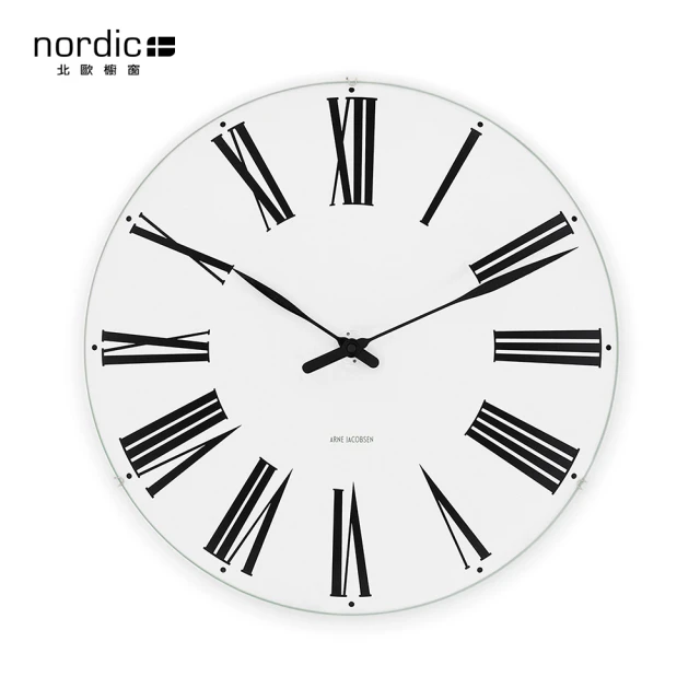 【北歐櫥窗】Arne Jacobsen Clocks AJ Roman 掛鐘(48 cm)