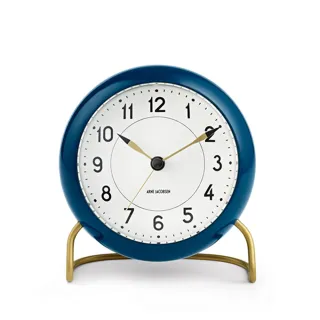 【北歐櫥窗】Arne Jacobsen Clocks AJ 柔情桌鐘(Station、月光藍)