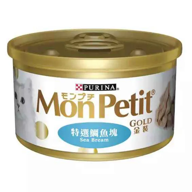 【MonPetit 貓倍麗】金罐 85g*24入/箱(貓罐 副食 全齡貓)