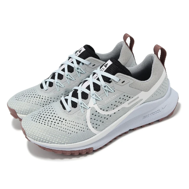 NIKE 耐吉NIKE 耐吉 越野跑鞋 Wmns React Pegasus Trail 4 女鞋 灰 紫 緩震 抓地 郊山 健行(DJ6159-005)