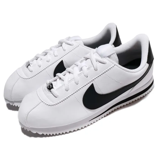 【NIKE 耐吉】阿甘鞋 Cortez Basic Sl GS 大童 女鞋 經典 休閒鞋 復古 皮革 單一價(904764-109)