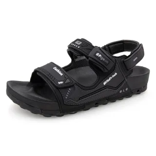 【G.P】防水機能柏肯兒童磁扣兩用涼拖鞋G9509B-黑色(SIZE:31-35 共三色)