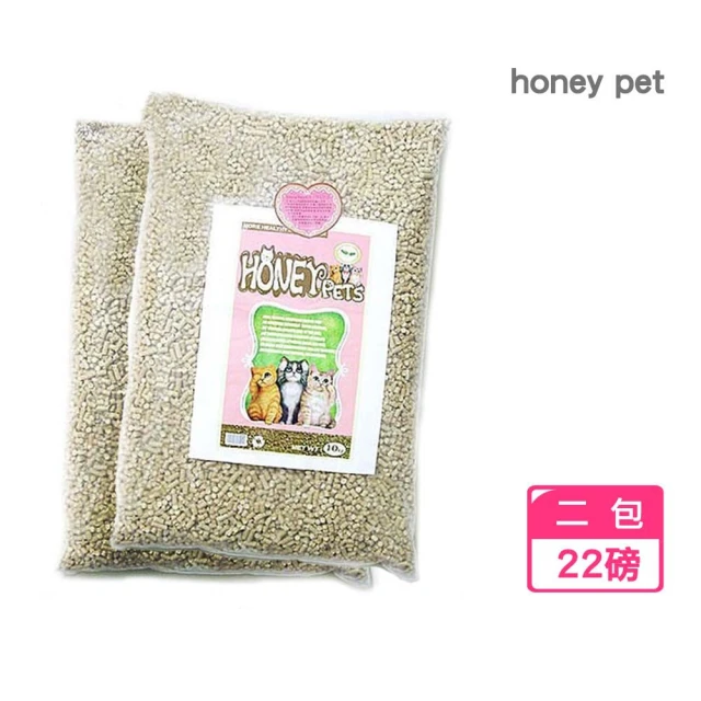 米可多寵物精品 Honey Pets 環保原木 松木砂 松樹砂 貓砂 除臭強(22磅 2包)