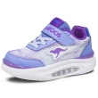 【KangaROOS】美國袋鼠鞋 童鞋 BREAK 美式厚底貝果氣墊運動鞋 紫(KK41517)