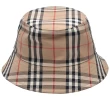 【BURBERRY 巴寶莉】經典Vintage Check格紋漁夫帽(米色8026927)