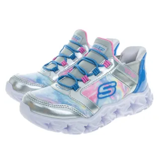 【SKECHERS】女童系列 燈鞋 瞬穿舒適科技 GALAXY LIGHTS(303707LSMLT)
