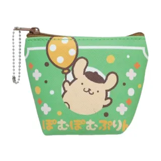 【小禮堂】Sanrio 三麗鷗 皮革小物收納包 - 氣球款 酷洛米 布丁狗(平輸品)