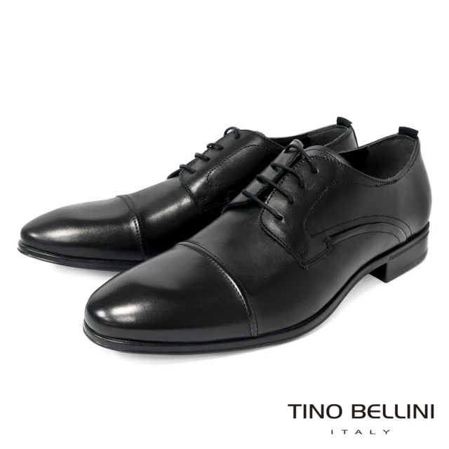 TINO BELLINI 貝里尼 歐洲進口經典綁帶紳士鞋HM3T060 -1(黑色)