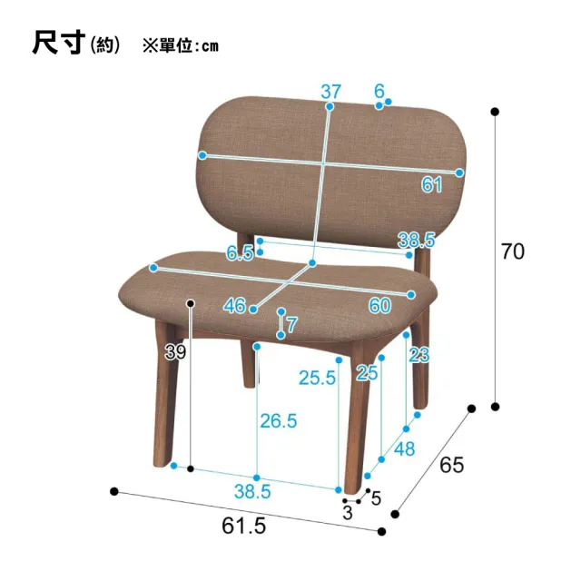 【NITORI 宜得利家居】◎耐磨耐刮布款 木質餐桌椅5件組 RELAX 160 WIDE NSF MBR/DMO