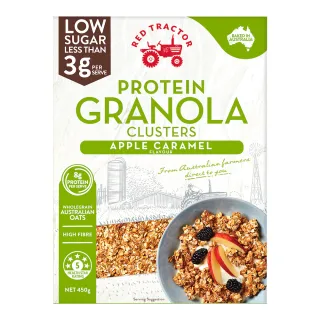 【Red Tractor】低糖烘烤堅果穀物燕麥片-蘋果焦糖(燕麥片、穀物-450g/包)
