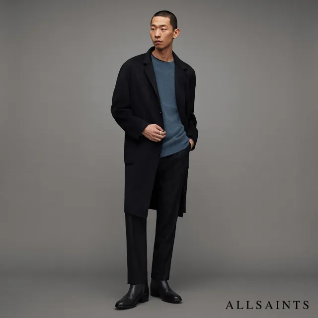 【ALLSAINTS】STRIKE 柔軟羊毛公羊頭骨針織上衣 MK019V(常規版型)