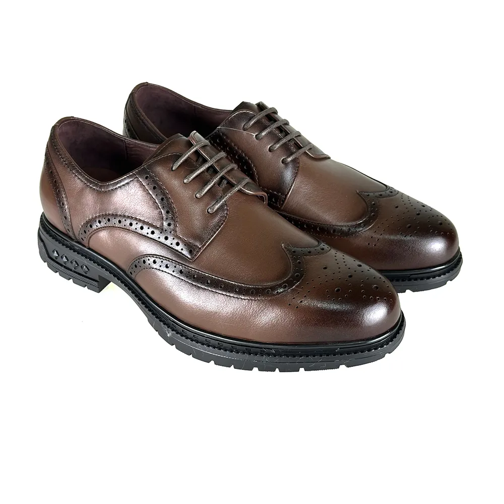 【Waltz】呼吸鞋系列 寬楦紳士鞋 皮鞋 空氣鞋(4W614048-23 華爾滋皮鞋)