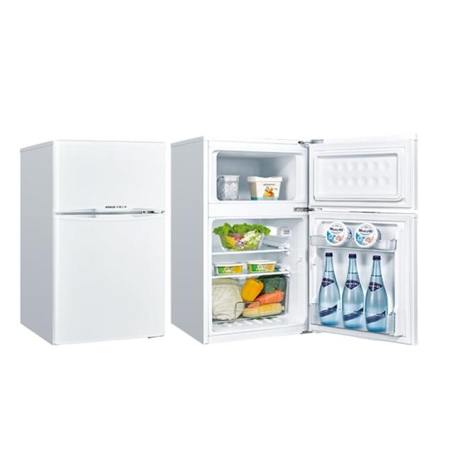 SANLUX三洋SR-C102B1 102公升雙門電冰箱 定頻 180度年耗電 第1級能源效率 白色系 安裝回收含在價格內