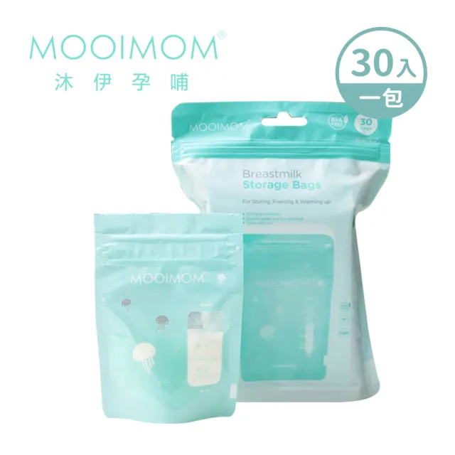 【MOOIMOM 沐伊孕哺】站立式母乳儲存袋(120mlx30入)