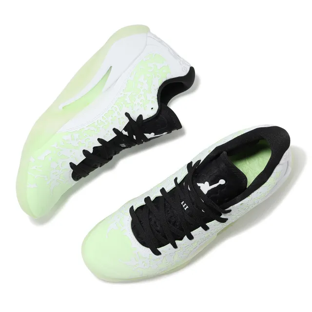 【NIKE 耐吉】籃球鞋 Jordan Zion 3 PF 男鞋 螢光綠 白 胖虎 錫安 3代 氣墊(DR0676-110)