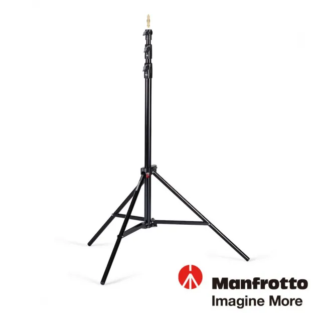 【Manfrotto 曼富圖】鋁合金氣壓式三節中型燈架 1005BAC(公司貨)