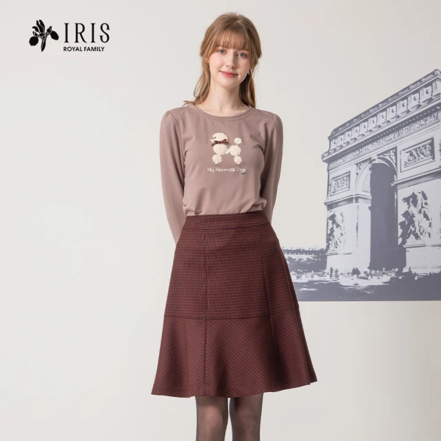 IRIS 艾莉詩 內刷毛彈力小喇叭褲(36329)品牌優惠