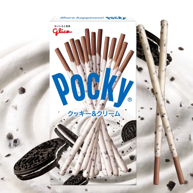 【Glico 格力高】Pocky百奇巧克力棒20盒入(巧克力/草莓棒/抹茶/牛奶餅乾)
