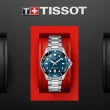 【TISSOT 天梭 官方授權】SEASTAR 1000 海洋之星 時尚個性300米潛水腕錶 母親節 禮物(T1202101104100)