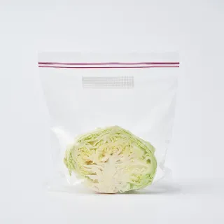 【MUJI 無印良品】聚乙烯雙夾鏈保鮮袋L/27x28cm/10入