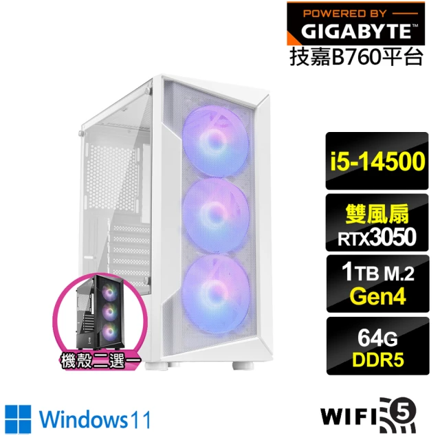 技嘉平台 i5十四核GeForce RTX 3050 Win