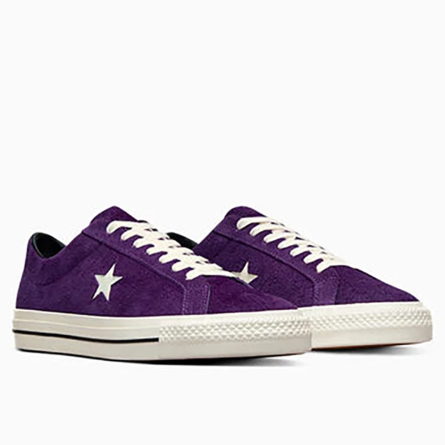 CONVERSE 休閒鞋 男鞋 女鞋 帆布鞋 麂皮 ONE STAR PRO OX 紫 A08141C