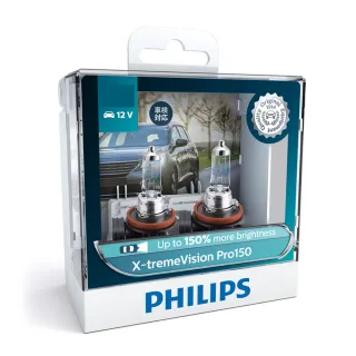 【Philips 飛利浦】PHILIPS 飛利浦 車燈幻靚光X-tremeVision PRO+150% H1/H4/H7/H11/9005/9006/HIR2