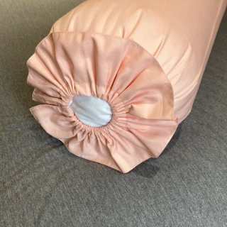 【Dpillow】抗菌防蹣平織筒型抱枕枕頭套(奈米氧化鋅纖維)