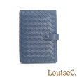 【LouiseC.】Tree House 真羊皮編織中性釦式護照中夾-6色(YS3071)