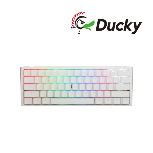 Ducky】One 3 DKON2161ST 60%RGB機械式鍵盤中文白(茶軸/青軸/紅軸 