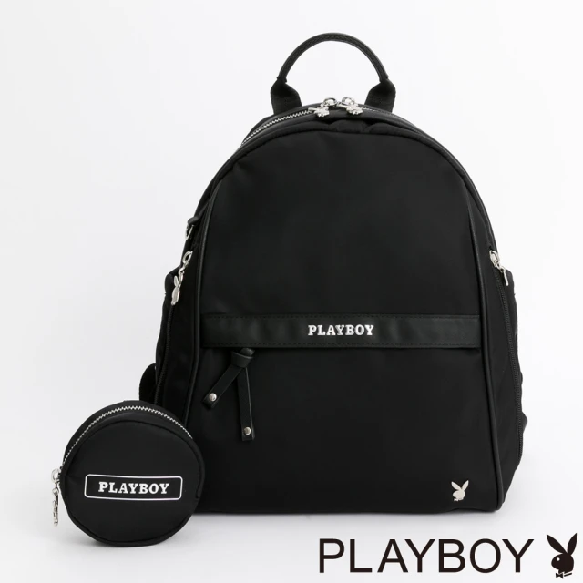 PLAYBOY 後背包 Futura系列(黑色)