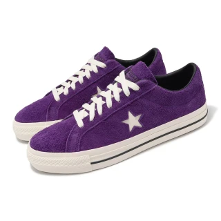 【CONVERSE】One Star Pro 休閒鞋 紫 麂皮 男鞋 女鞋 百搭款 滑板鞋(A08141C)