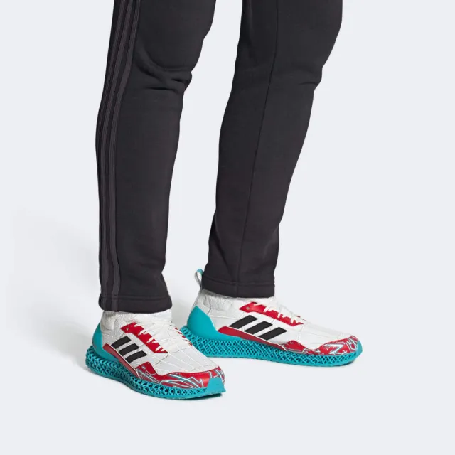 adidas 愛迪達】Ultra 4D Mid Evolved 男慢跑鞋運動路跑4D中底蜘蛛人白