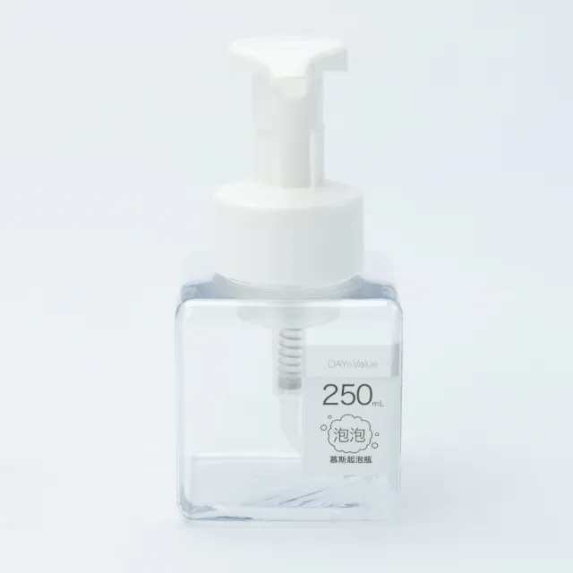 【NITORI 宜得利家居】慕斯起泡瓶 按壓瓶 分裝瓶 250 CL WR01GW(慕斯起泡瓶 按壓瓶 分裝瓶)