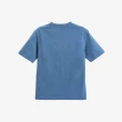 【Arnold Palmer 雨傘】男裝-撞色拼接字母刺繡T恤(藍色)