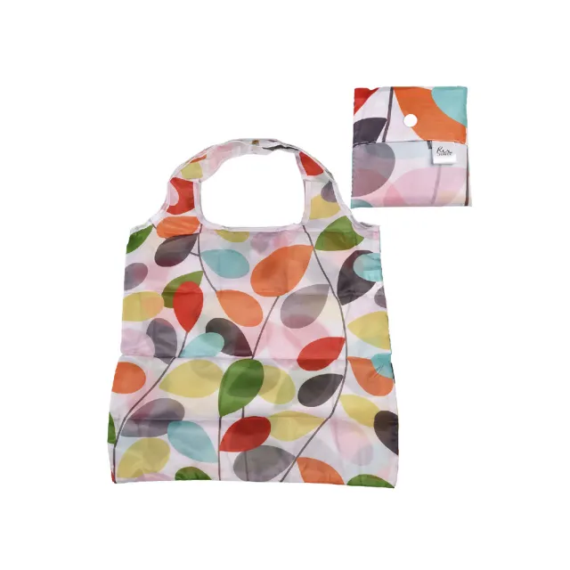 【Rex London】摺疊收納購物袋 彩葉(購物袋 環保袋)